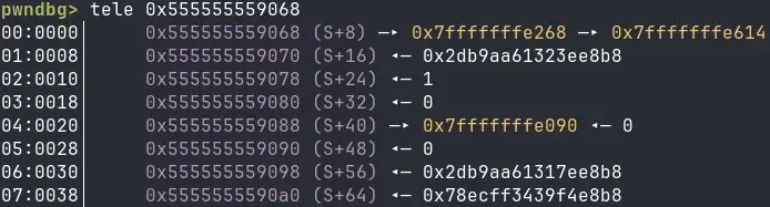 __jmp_buf shown in pwndbg